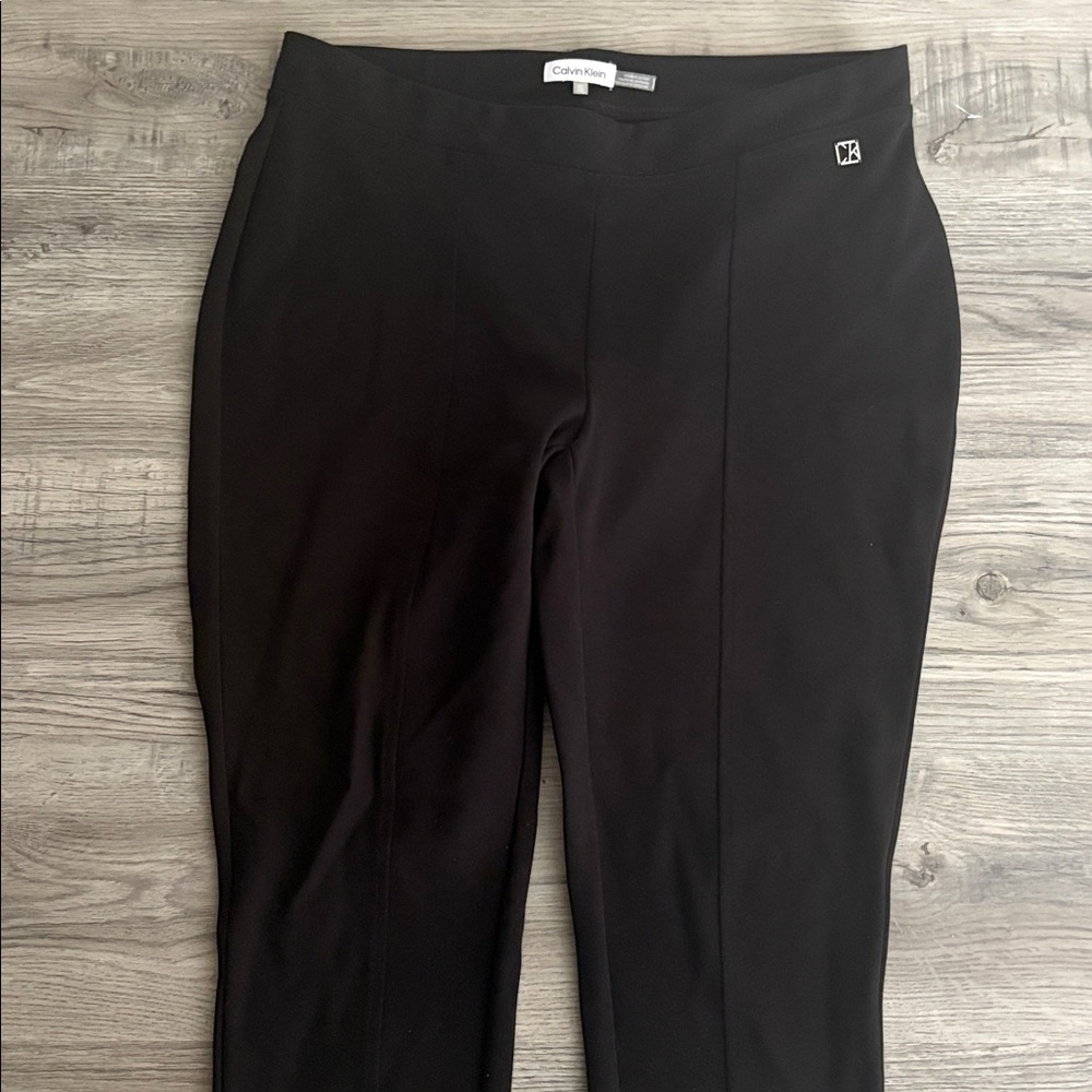 Calvin Klein Womens Black Modern Essentials Ponte Pants Size 0X NWT - Picture 4 of 13